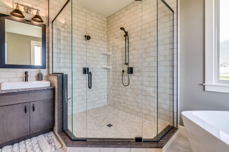 Wide View of Glass Shower