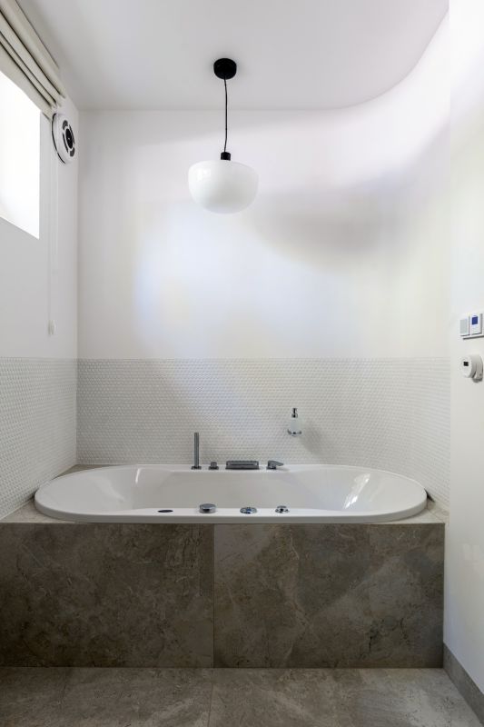 Bathtub with Modern Fixtures